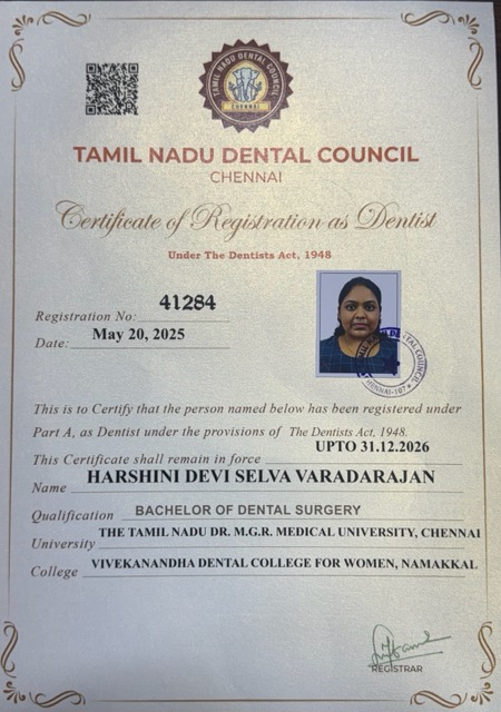 Doctor's certificate