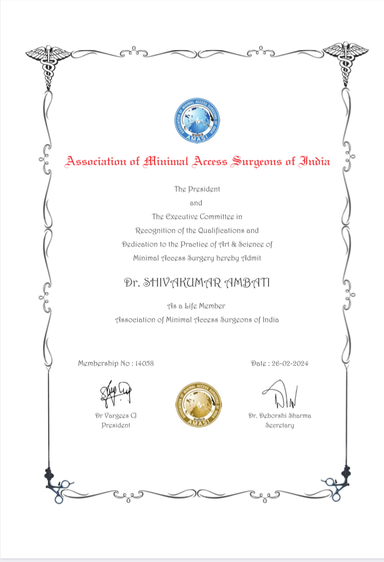 Doctor's certificate