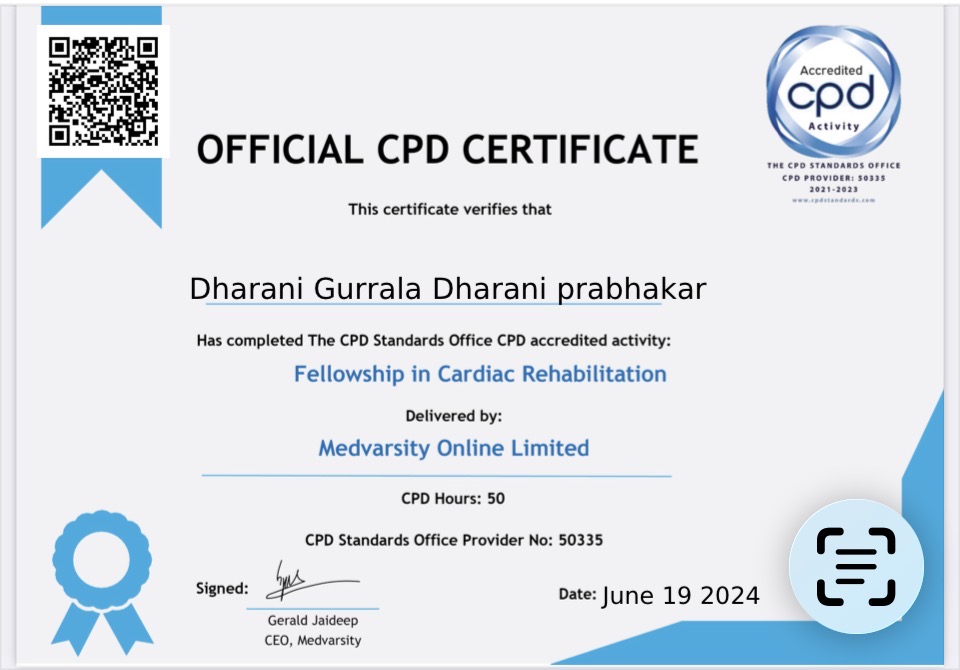 Doctor's certificate