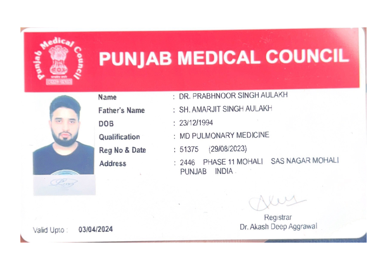 Doctor's certificate