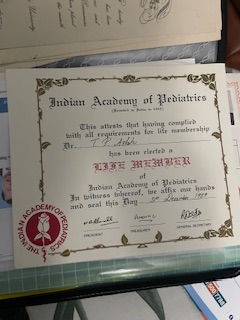 Doctor's certificate