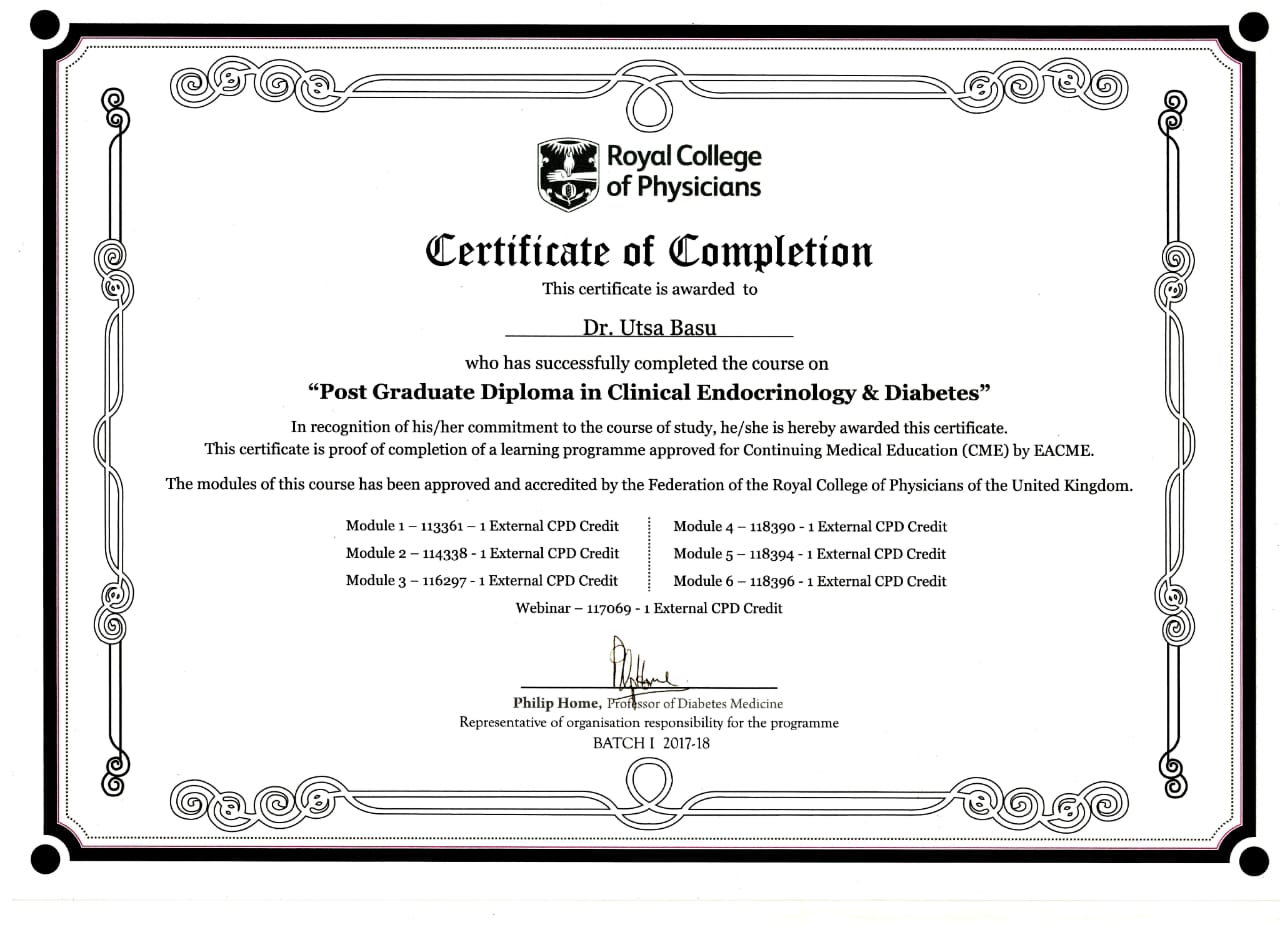Doctor's certificate