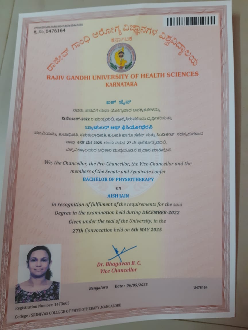 Doctor's certificate