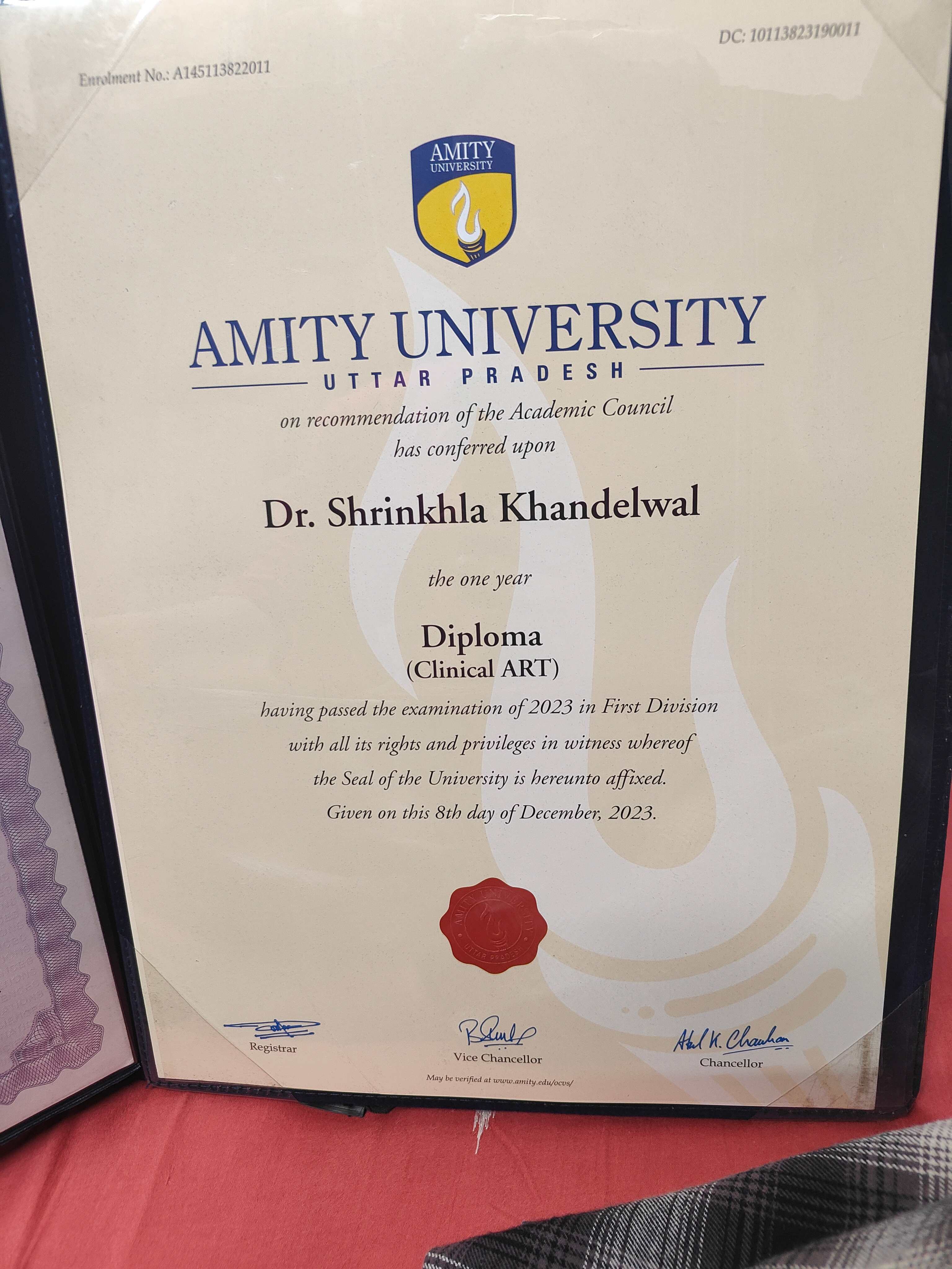 Doctor's certificate