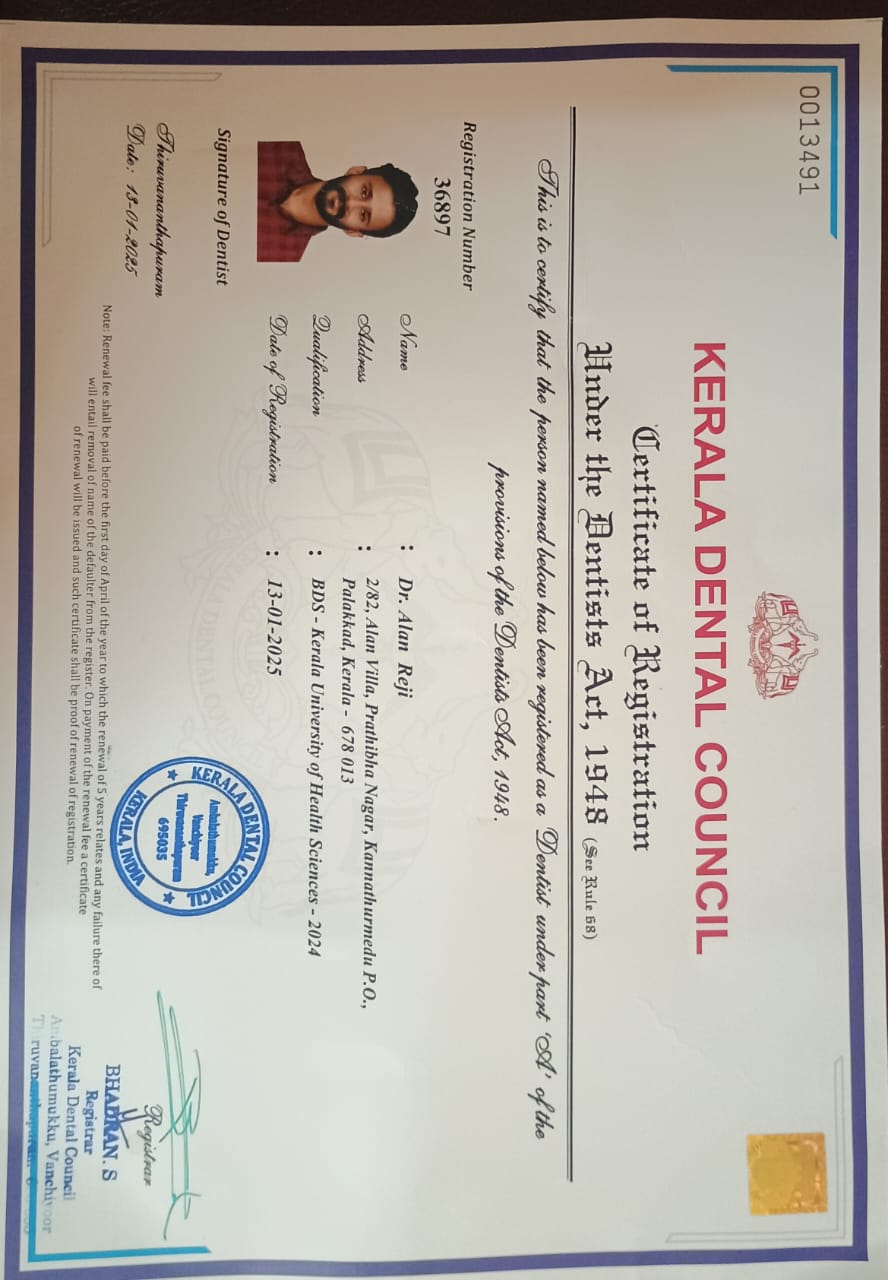 Doctor's certificate