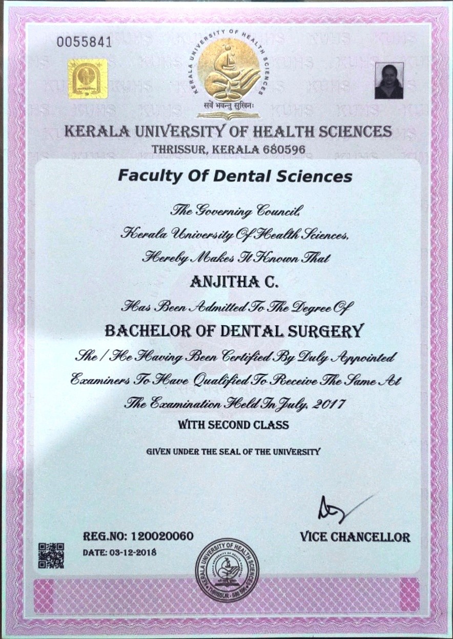 Doctor's certificate