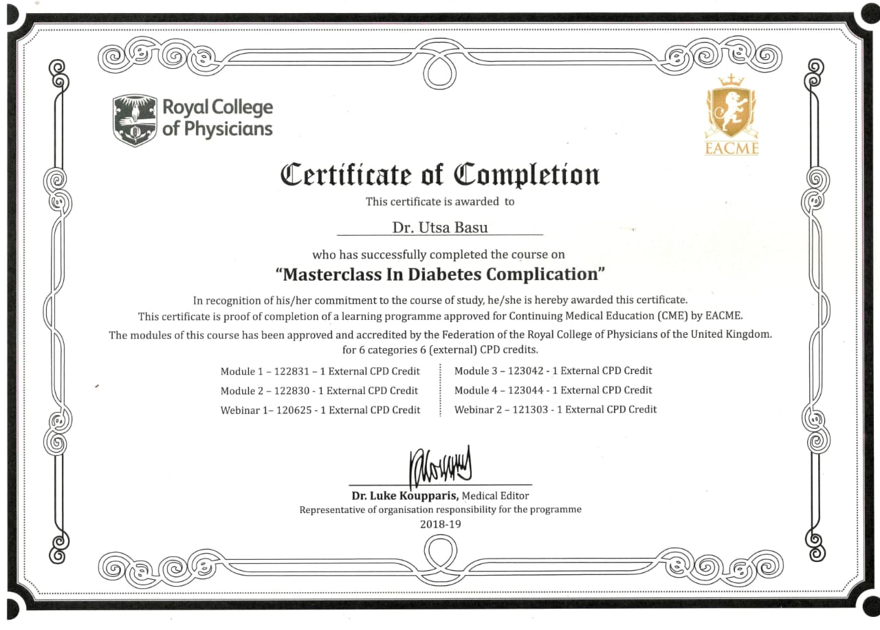 Doctor's certificate